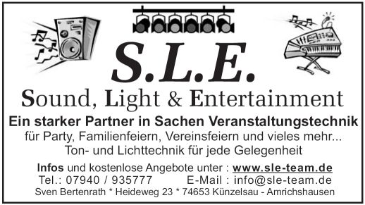 SLE-Anzeige